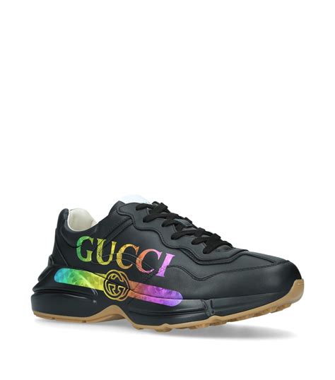 fake gucci rainbow shoes|gucci rhyton sneaker sale.